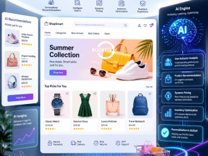 AI ecommerce integration using structured product data